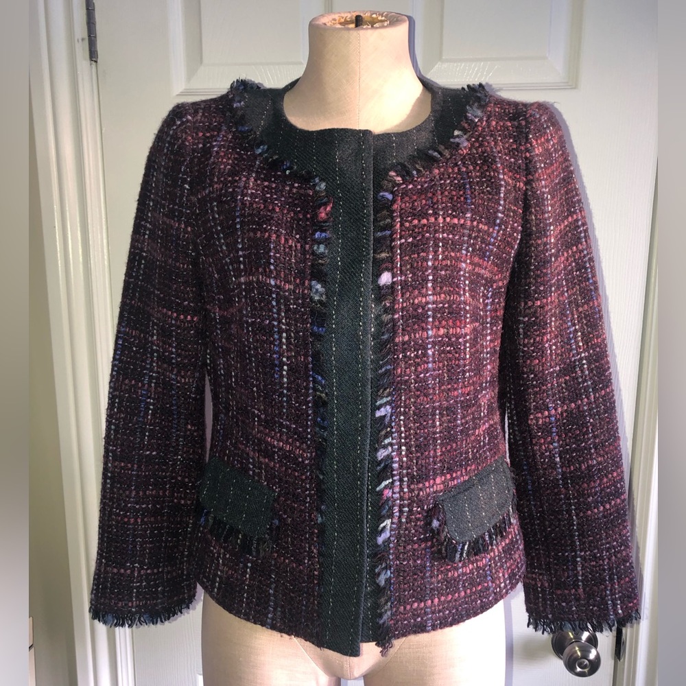 Trina Turk Elegant Charcoal Outerwear size 6